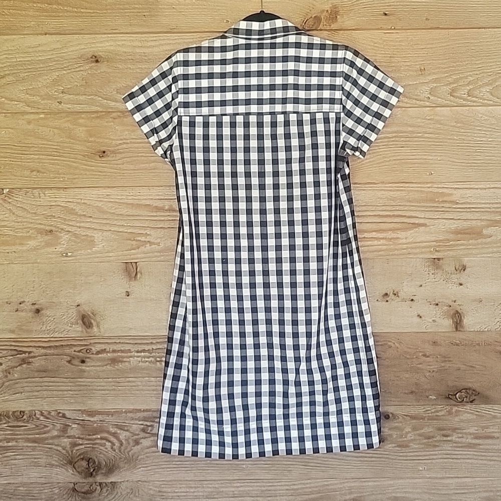 J. Crew Factory Size XSmall Black and White Gingham Dress - Picture 5 of 5